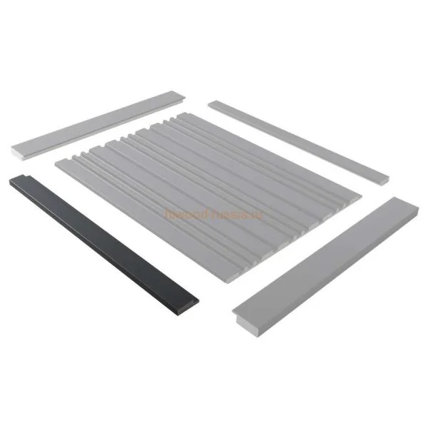 Финишный молдинг LF124A GR3 правый декорированный (42х12х2700мм) в Ростове-на-Дону