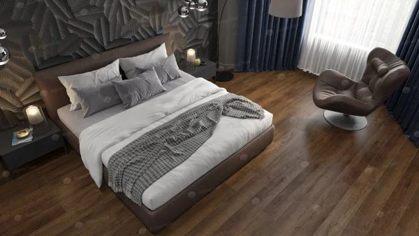 Кварц-виниловая плитка Alpine Floor Premium XL Дуб Шоколадный ЕСО 7-18, 8 мм. 43 класс в Ростове-на-Дону