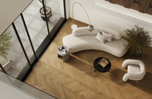 Паркетная доска Quartz Parquet Английская Ёлка Дуб Рустикальный 33-410 в Ростове-на-Дону