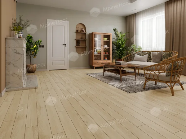 Каменно-полимерная плитка Alpine Floor Grand Sequoia Village Камфора ECO 11-507 4мм, 43 класс в Ростове-на-Дону