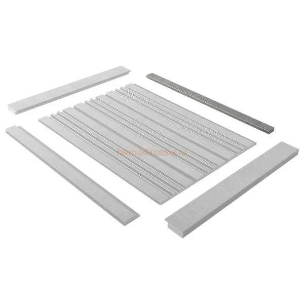 Финишный молдинг LF124B S339S левый декорированный (31х12х2700мм) в Ростове-на-Дону