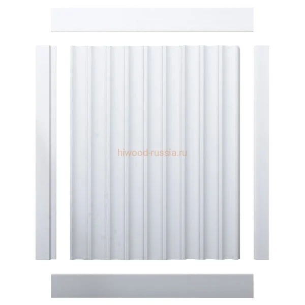 Финишный молдинг LF124A NP правый белый (42х12х2700мм) в Ростове-на-Дону