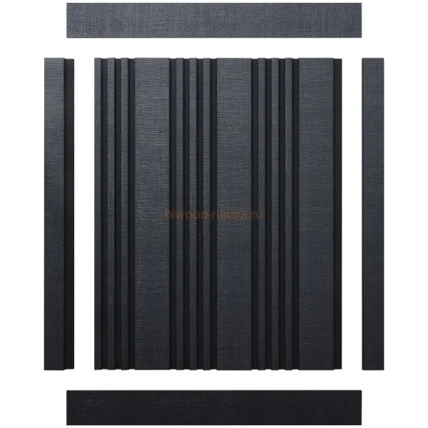 Финишный молдинг LF124B BK114K левый декорированный (31х12х2700мм) в Ростове-на-Дону