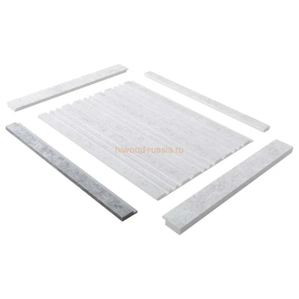 Финишный молдинг LF124A W50 правый декорированный (42х12х2700мм) в Ростове-на-Дону