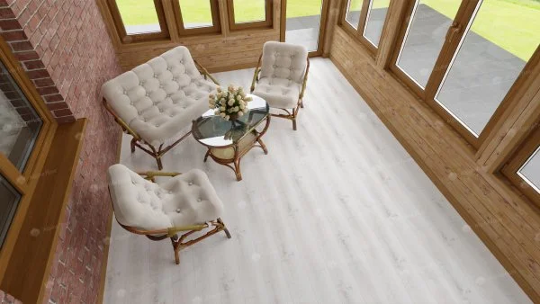 Каменно-полимерная плитка Alpine Floor Classic Дуб Выбеленный ECO 182-8, 4мм 43 класс в Ростове-на-Дону