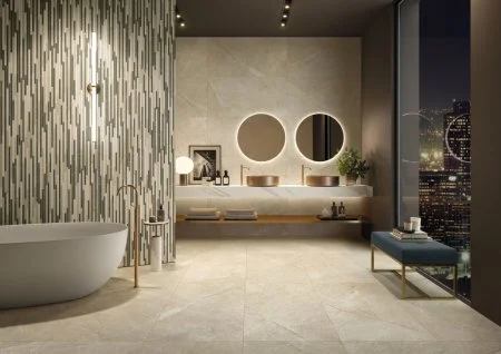 Керамогранит Italon Метрополис Вставка Стрип Ворм 26х75 (Натуральная) в Ростове-на-Дону