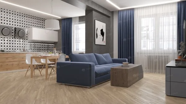 Каменно-полимерная плитка Alpine Floor Sequoia Секвойя Коньячная ECO 6-2, 4мм 43 класс в Ростове-на-Дону