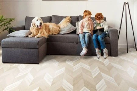 Пробковое покрытие CorkStyle Chevron Creme в Ростове-на-Дону