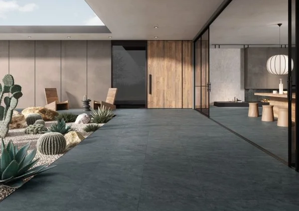 Керамогранит Vitra QuarStone Антрацит 60х60 (Натуральная и Реттифицированная) в Ростове-на-Дону