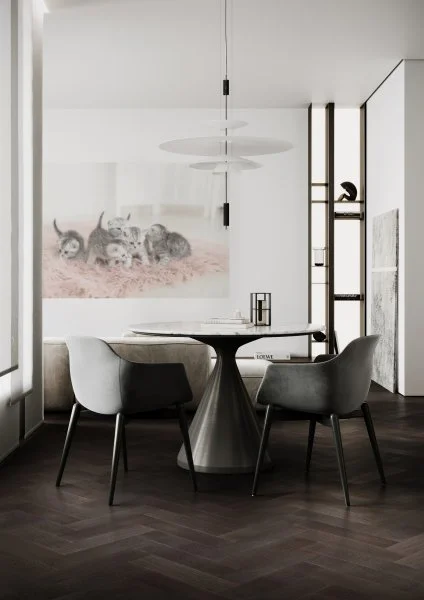 Паркетная доска Quartz Parquet Штучный паркет Дуб Смоляной 44-1258-01 в Ростове-на-Дону