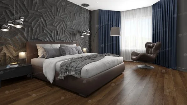 Кварц-виниловая плитка Alpine Floor Premium XL Дуб Шоколадный ЕСО 7-18, 8 мм. 43 класс в Ростове-на-Дону