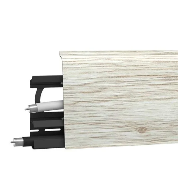 Плинтус пластиковый Arbiton INDO70 135 Дуб Платиновый 2,5 м в Ростове-на-Дону