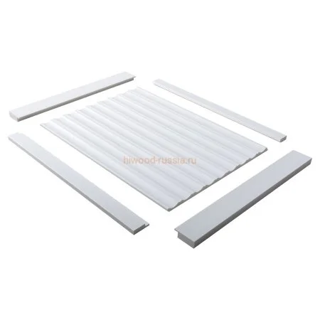 Финишный молдинг LF124B NP левый белый (31х12х2700мм) в Ростове-на-Дону