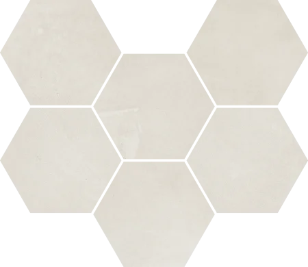 Керамогранит Italon Континуум Полар Мозаика Гексагон (Натуральная 25х29) в Ростове-на-Дону