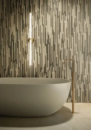 Керамогранит Italon Метрополис Вставка Стрип Ворм 26х75 (Натуральная) в Ростове-на-Дону