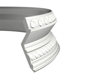 Карниз Европласт 1.50.137 гибкий 2,0 м в Ростове-на-Дону