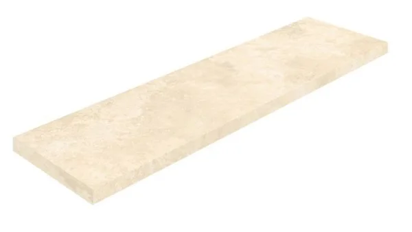 Керамогранит Coliseum Аурелия Уайт Ступень угловая левая (Натуральный, 33х120) в Ростове-на-Дону