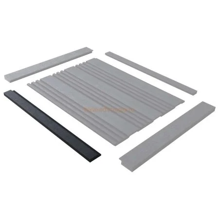 Финишный молдинг LF124A BK114K правый декорированный (42х12х2700мм) в Ростове-на-Дону