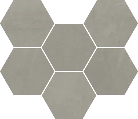 Керамогранит Italon Континуум Айрон Мозаика Гексагон (Натуральная 25х29) в Ростове-на-Дону