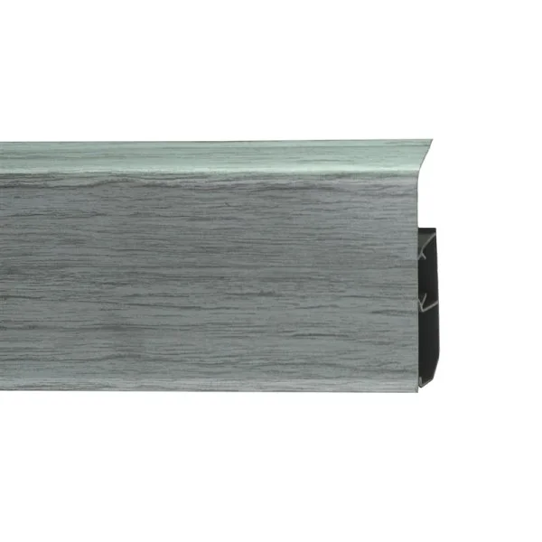 Пластиковый плинтус Royce №333 Серебристый Жемчуг (80х24х2200мм) в Ростове-на-Дону