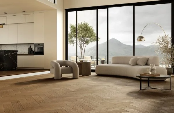 Паркетная доска Quartz Parquet Английская Ёлка Дуб Рустикальный 33-410 в Ростове-на-Дону