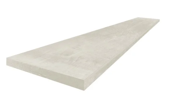 Керамогранит Coliseum Экспо Уайт Ступень угловая левая (Натуральный, 33х60) в Ростове-на-Дону