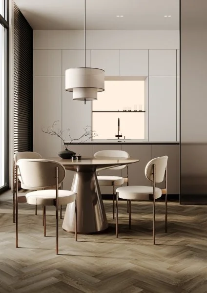 Кварц-виниловая плитка Fargo Herringbone 44-4105-12 Дуб Ванкувер (Градиент) в Ростове-на-Дону