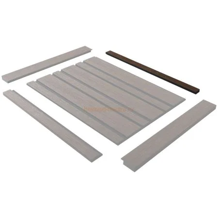 Финишный молдинг LF124B BR396K левый декорированный (31х12х2700мм) в Ростове-на-Дону