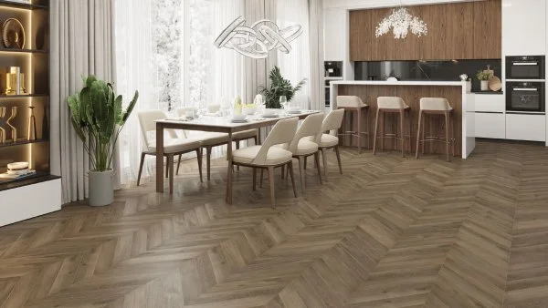 Кварц-виниловая плитка Alpine Floor Chevron Дуб Насыщенный ECO 20-4 (2,5 мм. 43 класс) в Ростове-на-Дону