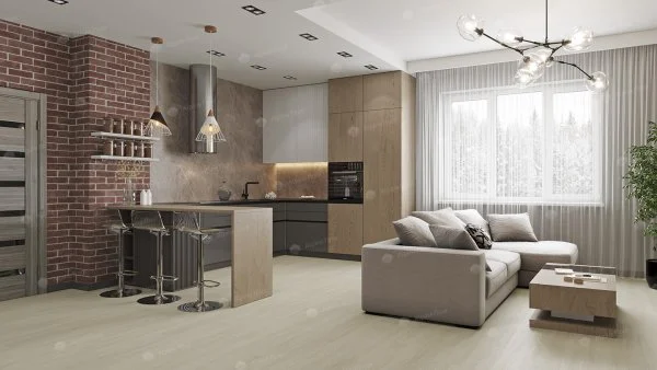 Каменно-полимерная плитка Alpine Floor Solo Ленто ECO 14-5, 3,5 мм 34 класс в Ростове-на-Дону