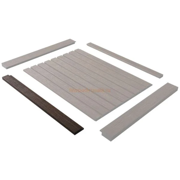 Финишный молдинг LF124A BR396 правый декорированный (42х12х2700мм) в Ростове-на-Дону