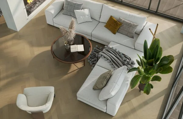 Паркетная доска Quartz Parquet Английская Ёлка Дуб Шампань 33-414 в Ростове-на-Дону