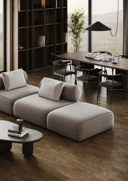 Паркетная доска Quartz Parquet Штучный паркет Дуб Брауни 44-413 в Ростове-на-Дону