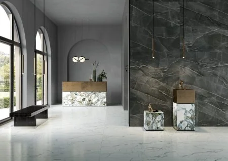 Керамогранит Vitra SityMarble Калакатта Блэк 60х120 (Лаппатированная и Реттифицированная) в Ростове-на-Дону