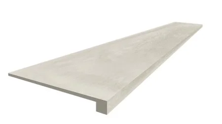 Керамогранит Coliseum Экспо Уайт Ступень фронтальная (Натуральный, 33х60) в Ростове-на-Дону