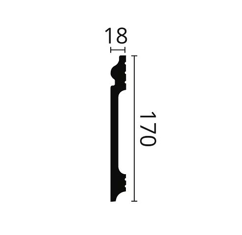 Плинтус NMC Wallstyl FL17 (170х18х2000 мм) в #REGION_NAME_DECLINE_PP#